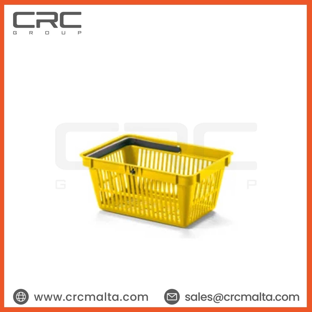 Shopping Basket - Yellow