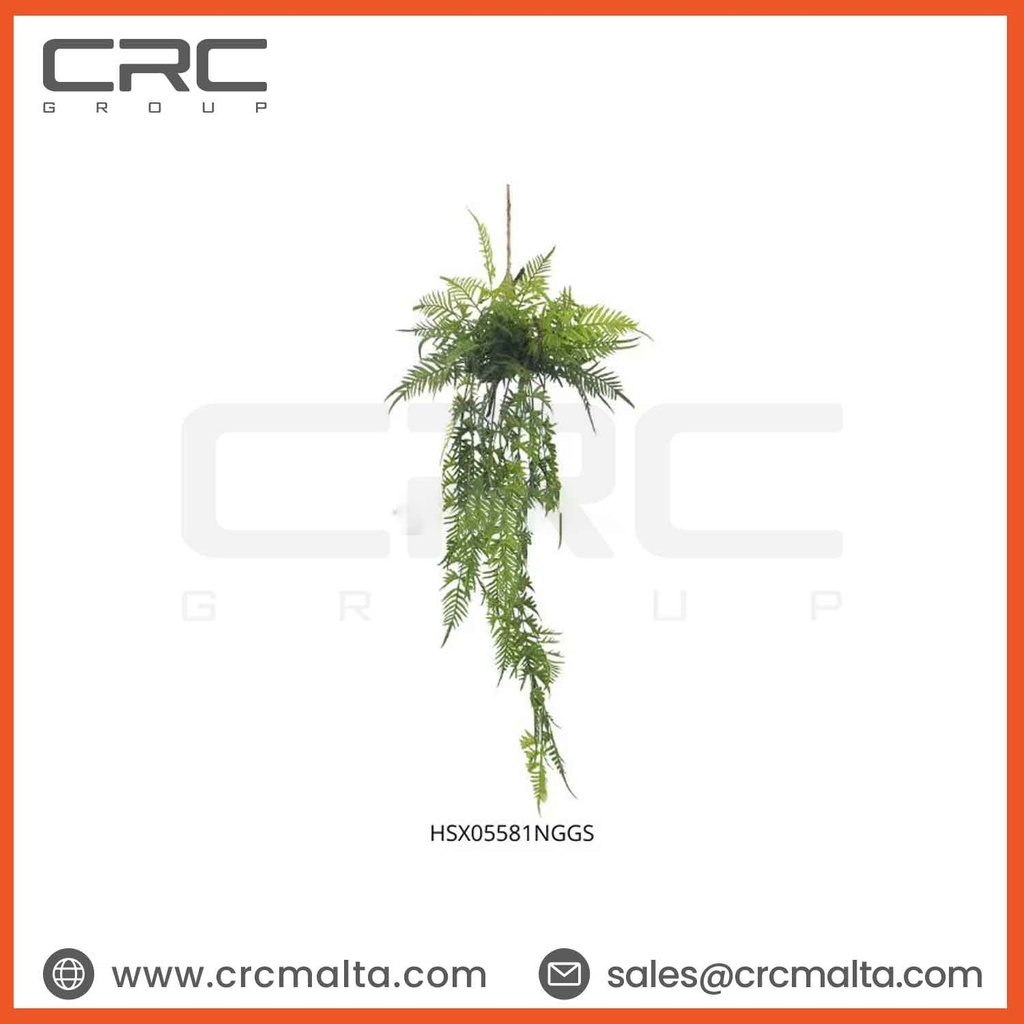 CRC Faux Hanging Fern