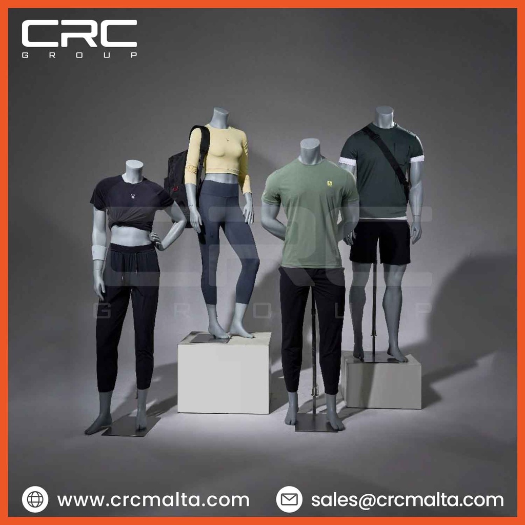 CRC Male & Female Sports Mannequins H-Sports