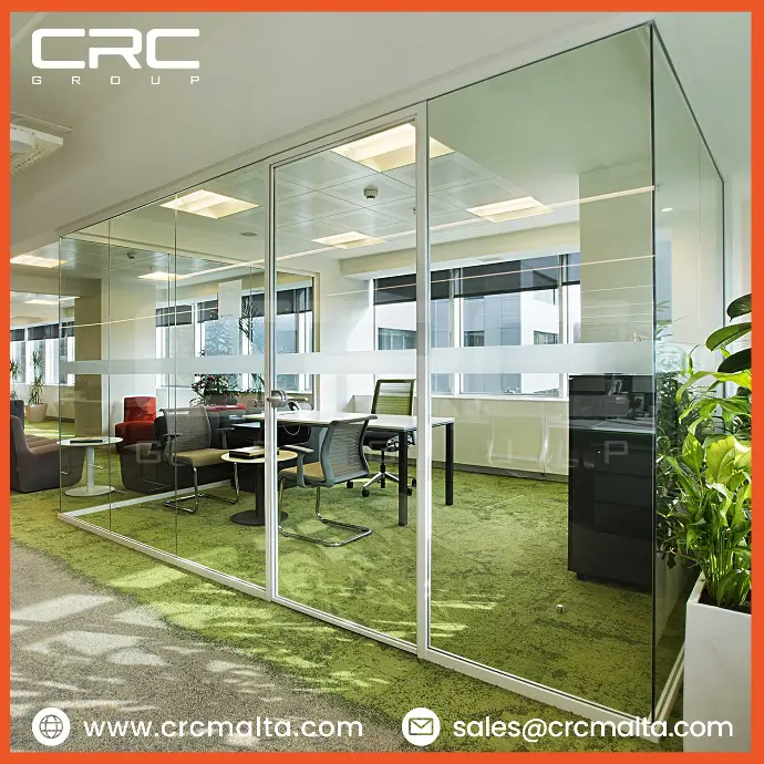 CRC Frameless Wall Partition Systems Slimline SL