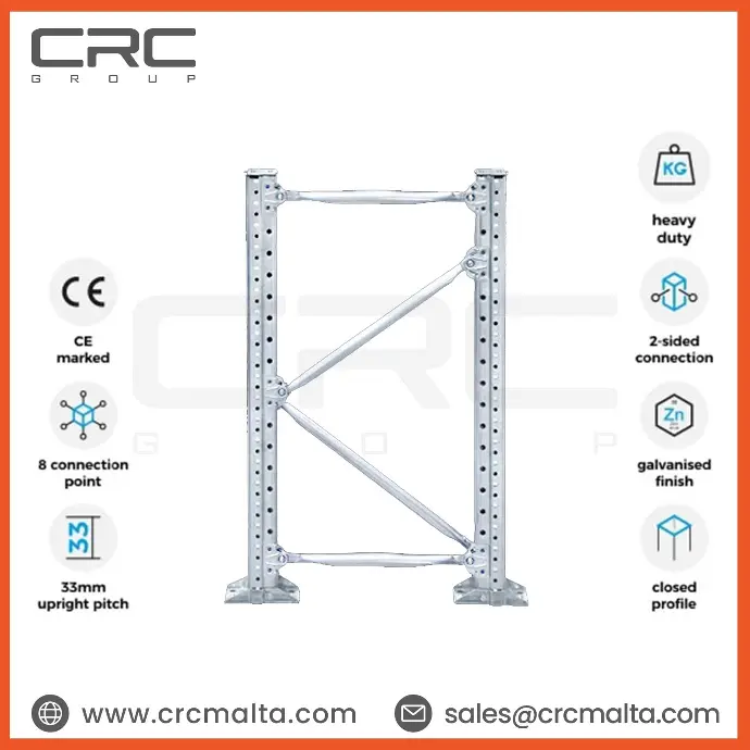 CRC Heavy Duty Pallet Racking System Superbo