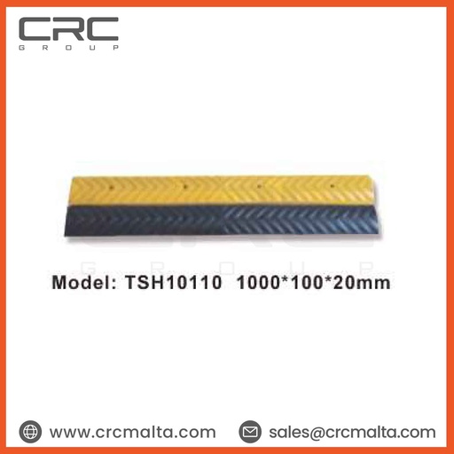 [Web-Shanghai Eroson Traffic Facility-007] CRC Rubber Speed Bumps 1000×100×20mm