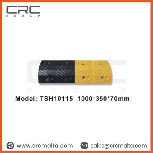 [Web-Shanghai Eroson Traffic Facility-010] CRC Rubber Speed Bumps 1000×350×70mm