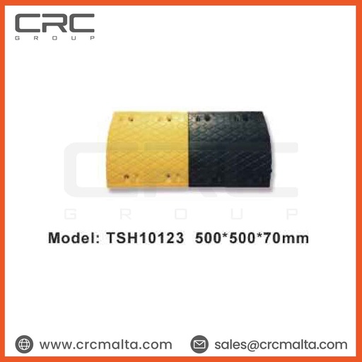 [Web-Shanghai Eroson Traffic Facility-012] CRC Rubber Speed Bumps 500×500×70mm