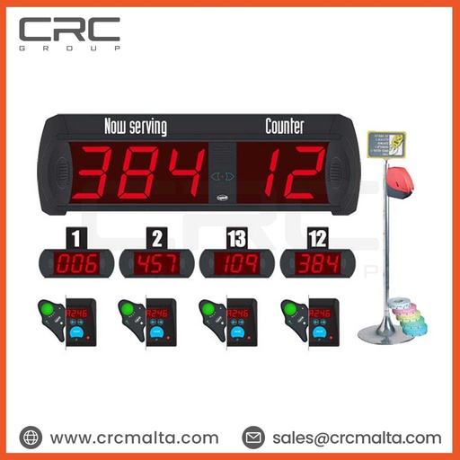 CRC Queue Management Systems Easyturn Multi-Entry