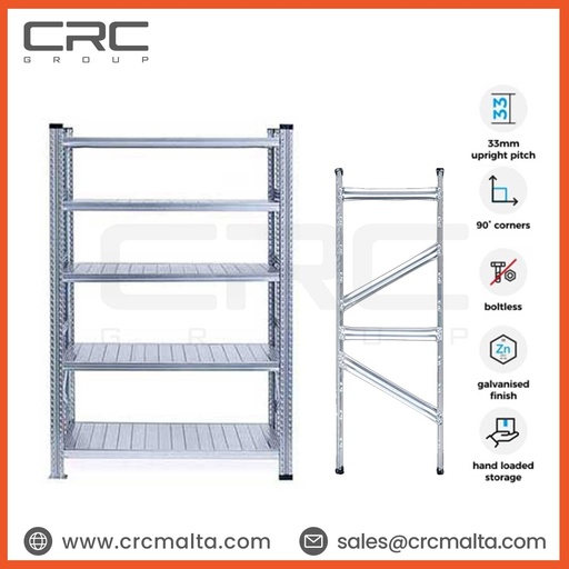 Boltless, Hand Loaded Shelving System Super 123